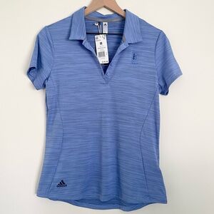 Adidas Women's Golf Blue TPC Sawgrass Polo